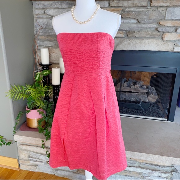J. Crew Dresses & Skirts - J. Crew Coral Strapless Dress